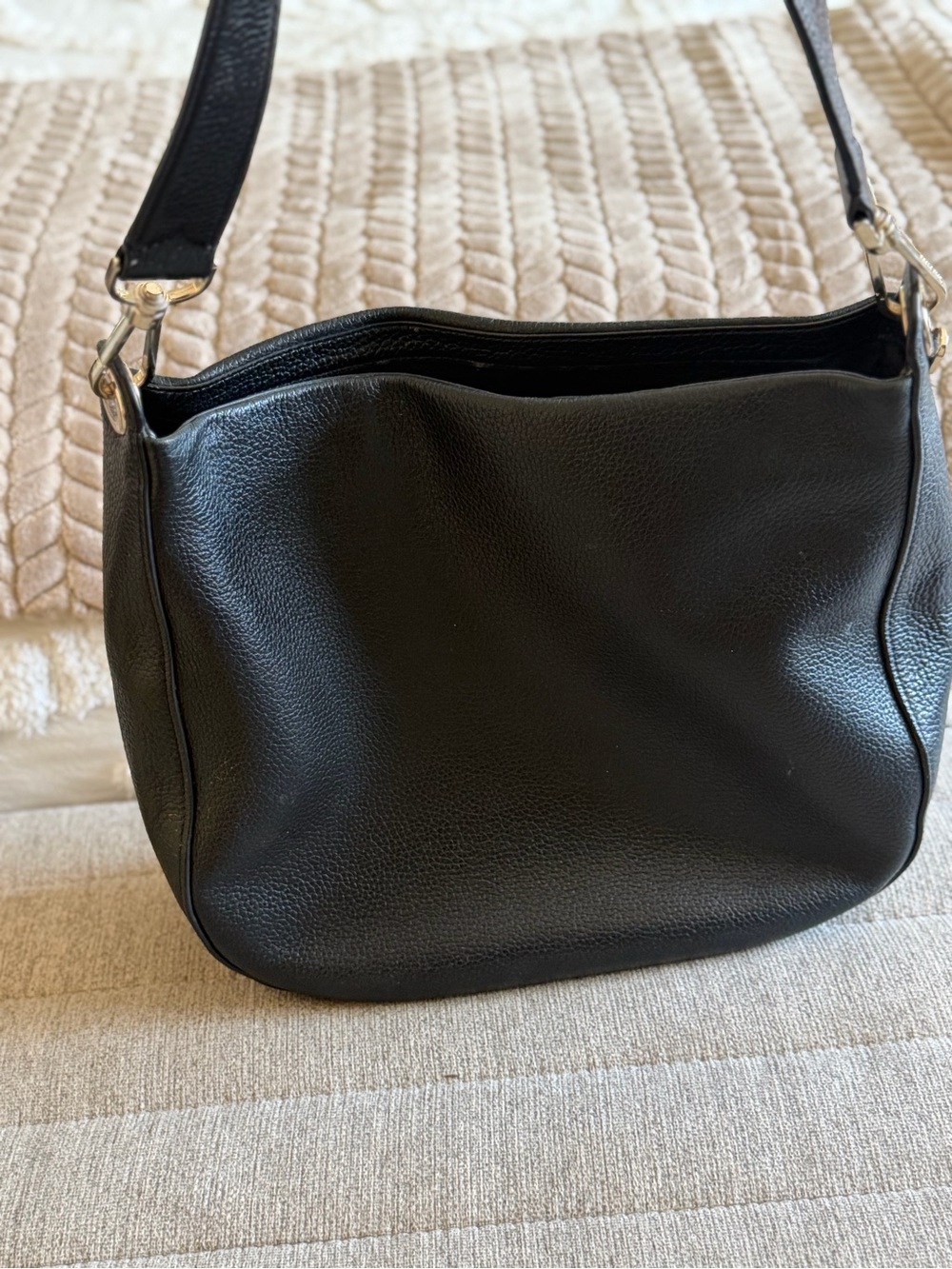 kate spade Black Pebbled Leather Shoulder Bag - Picture 3 of 10